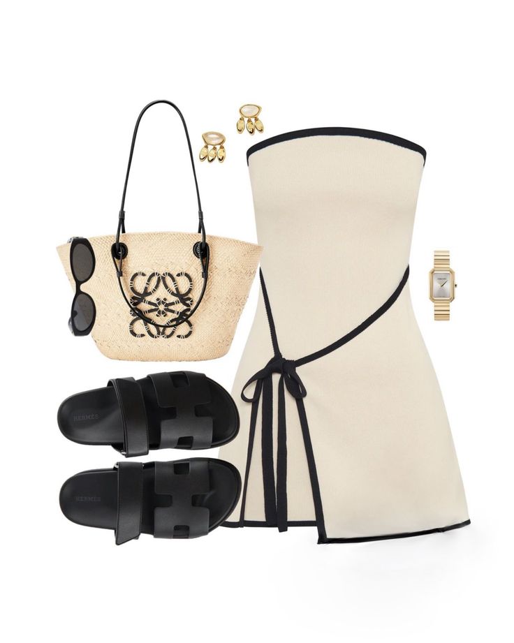 Vestido Corto Strapless Contraste Bicolor