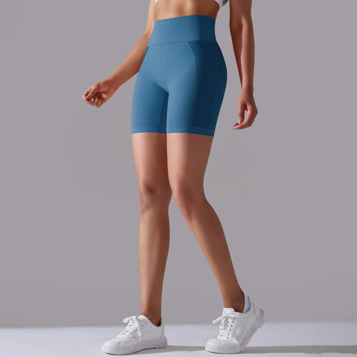 pantalones cortos de yoga de cintura alta para correr