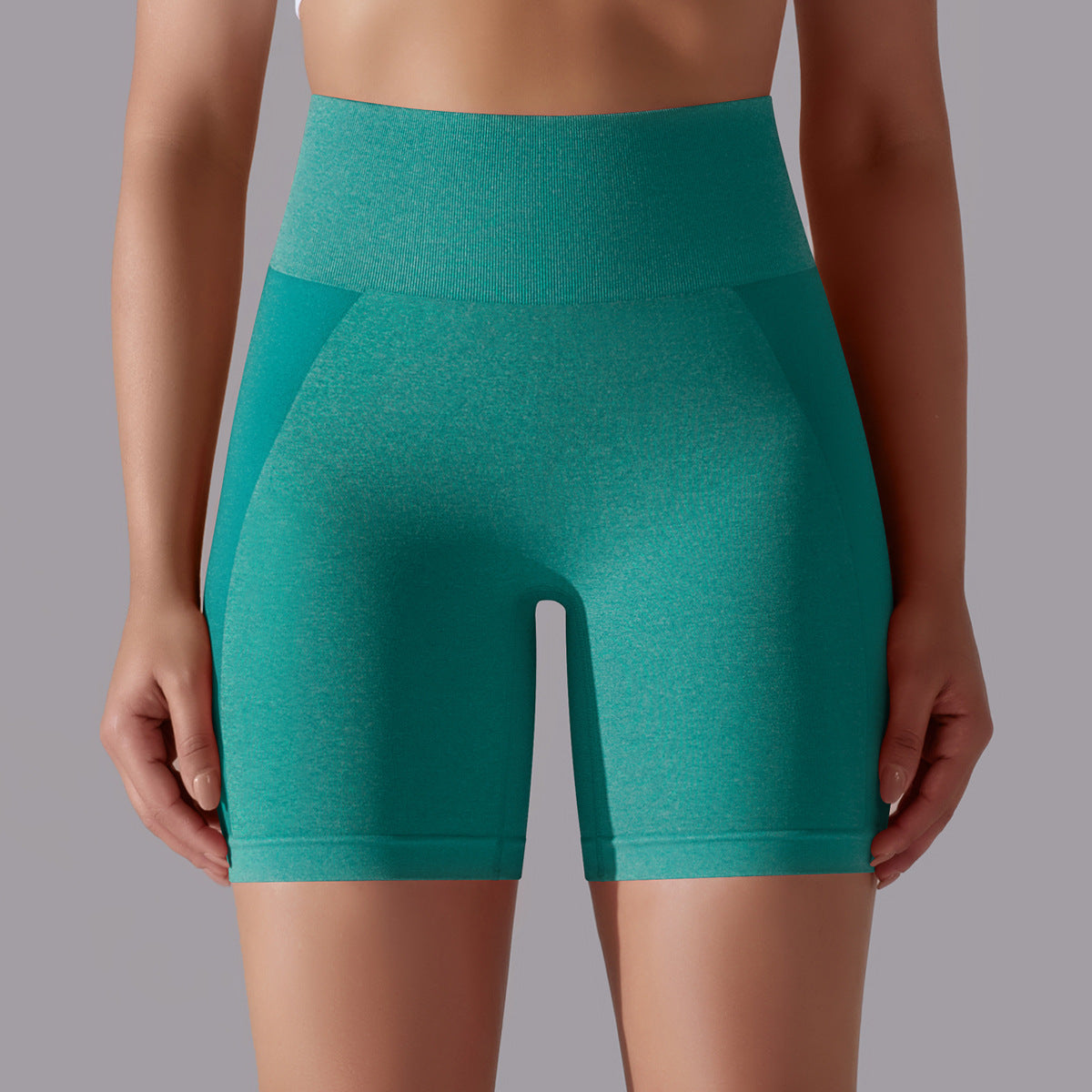 pantalones cortos de yoga de cintura alta para correr