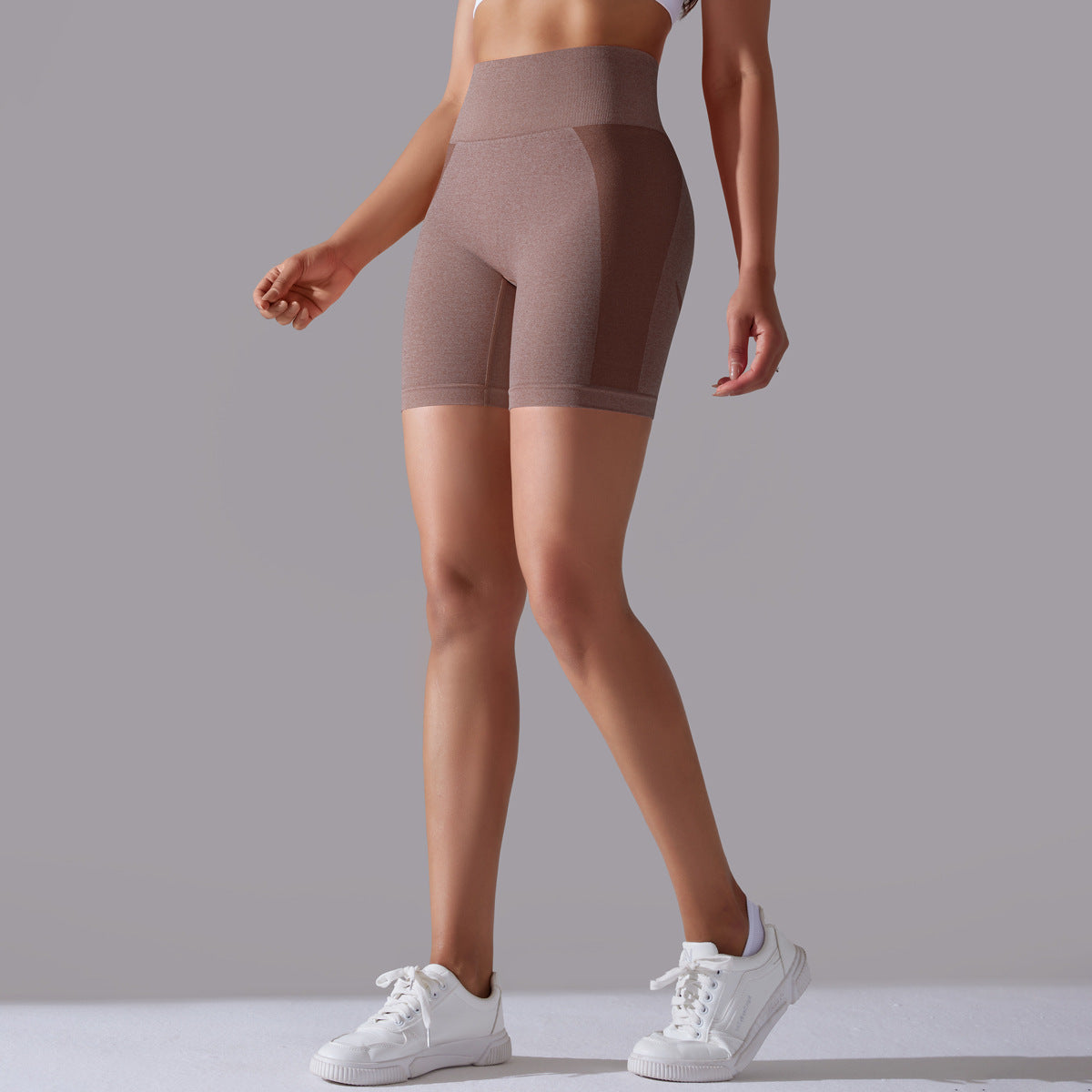 pantalones cortos de yoga de cintura alta para correr