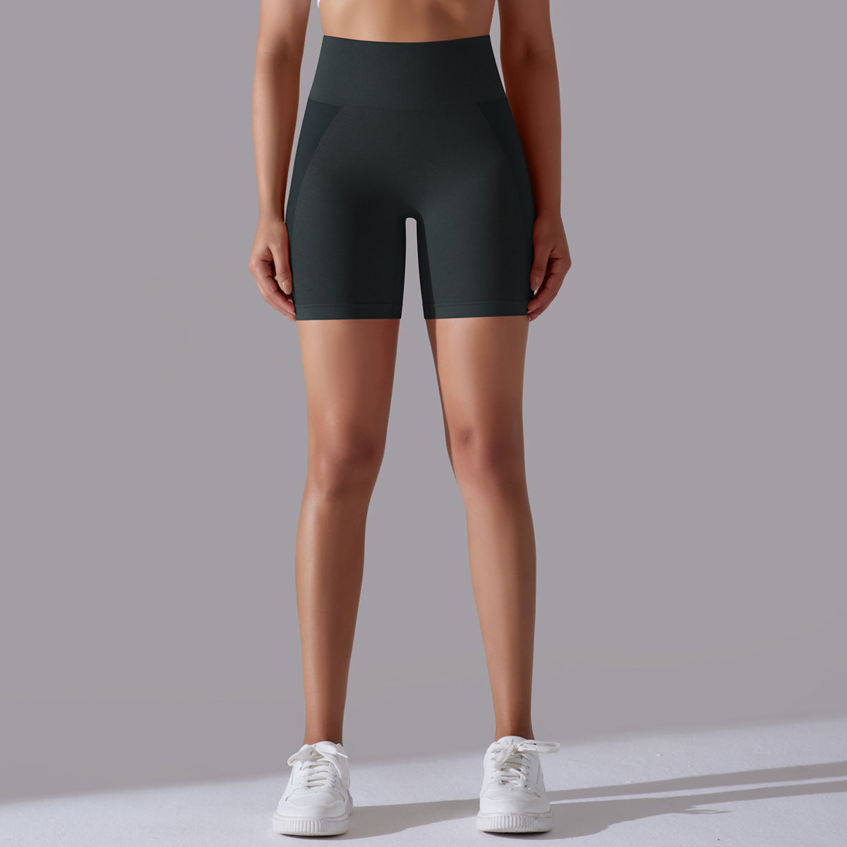 pantalones cortos de yoga de cintura alta para correr