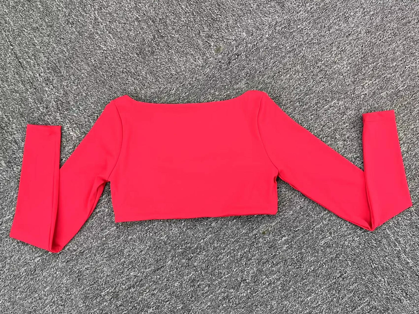 Traje de Yoga ajustado con cuello cuadrado para invierno, conjunto de pantalones de dos piezas para correr al aire libre