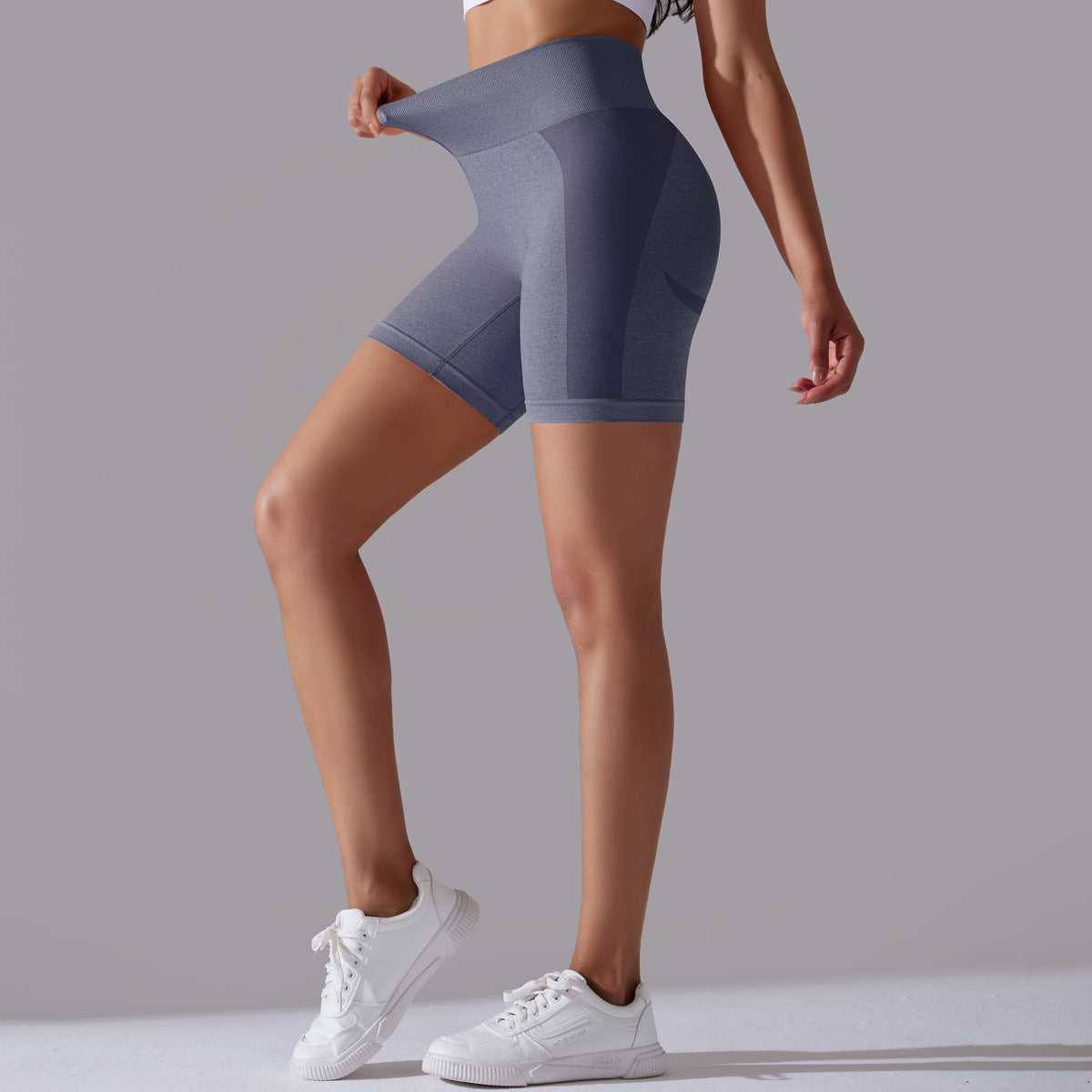 pantalones cortos de yoga de cintura alta para correr