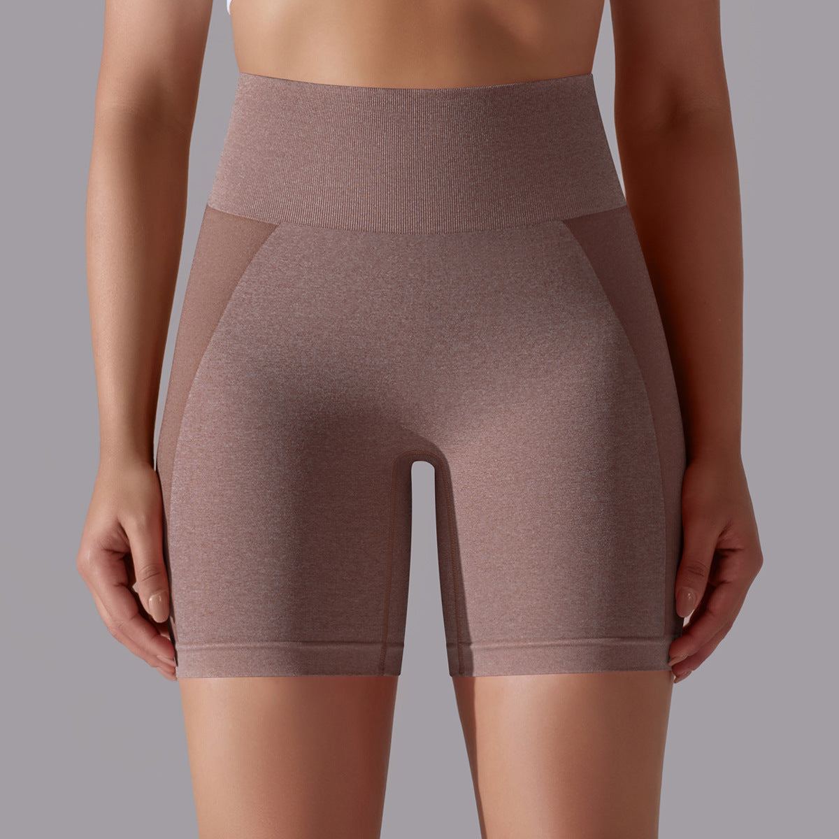 pantalones cortos de yoga de cintura alta para correr