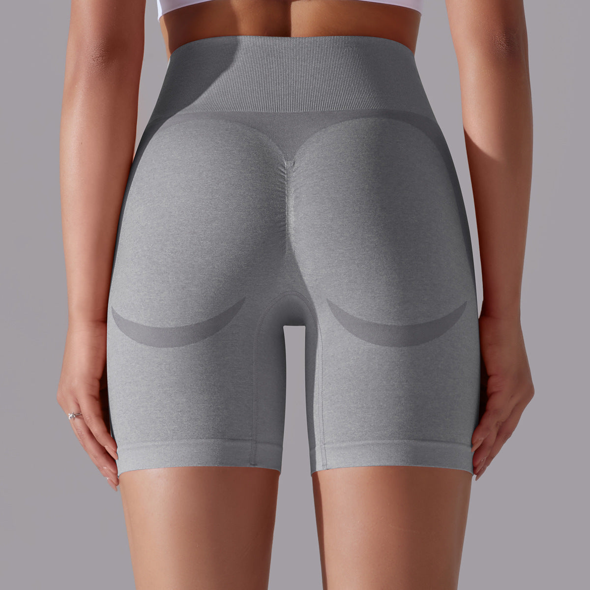 pantalones cortos de yoga de cintura alta para correr