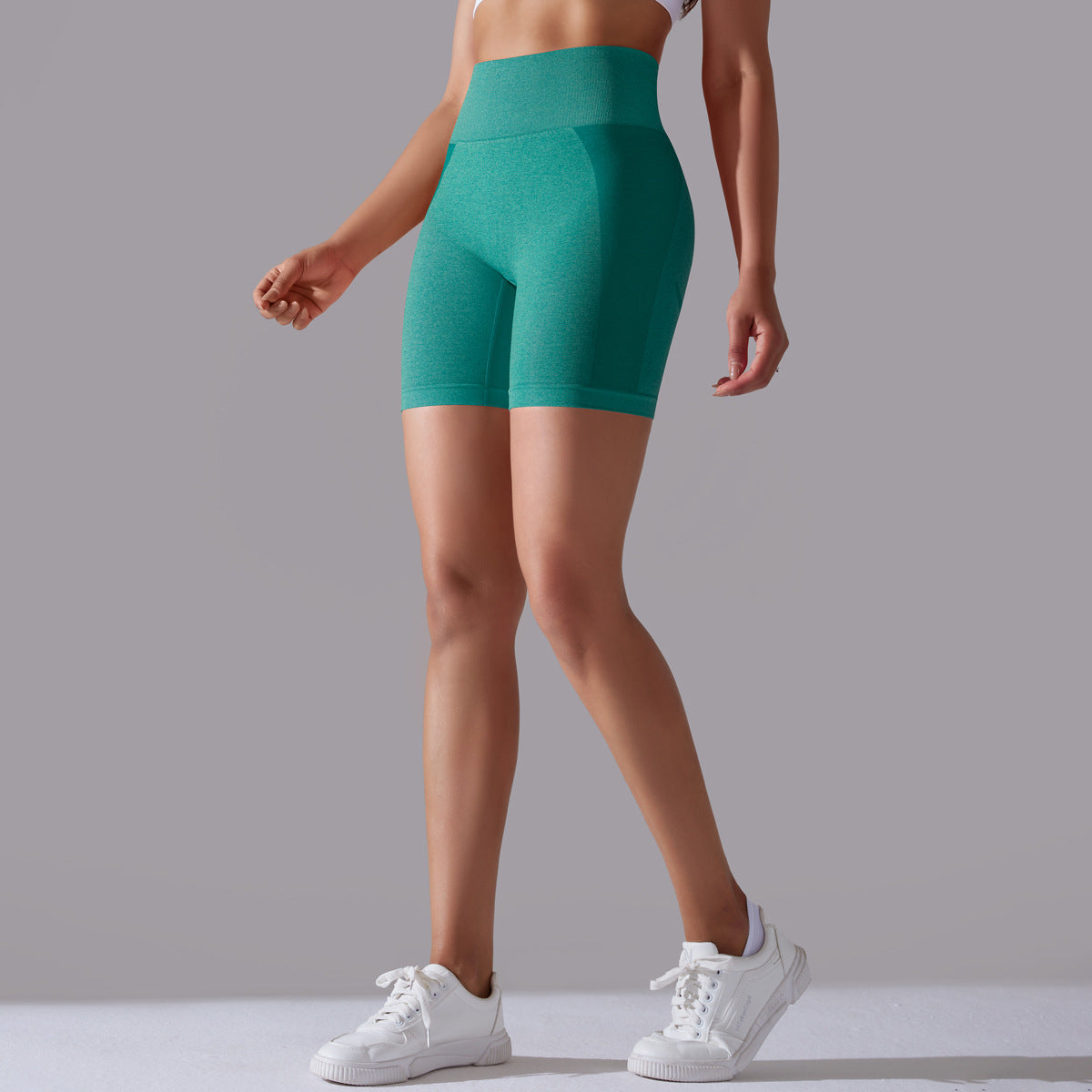 pantalones cortos de yoga de cintura alta para correr