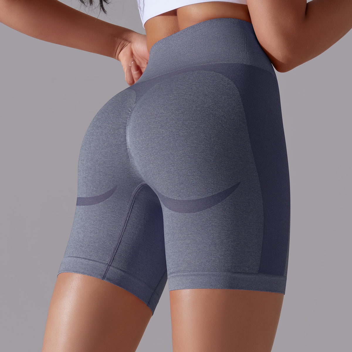 pantalones cortos de yoga de cintura alta para correr